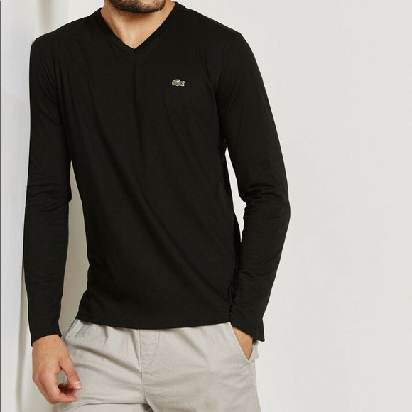 Lacoste Other - Black Lacoste V-Neck